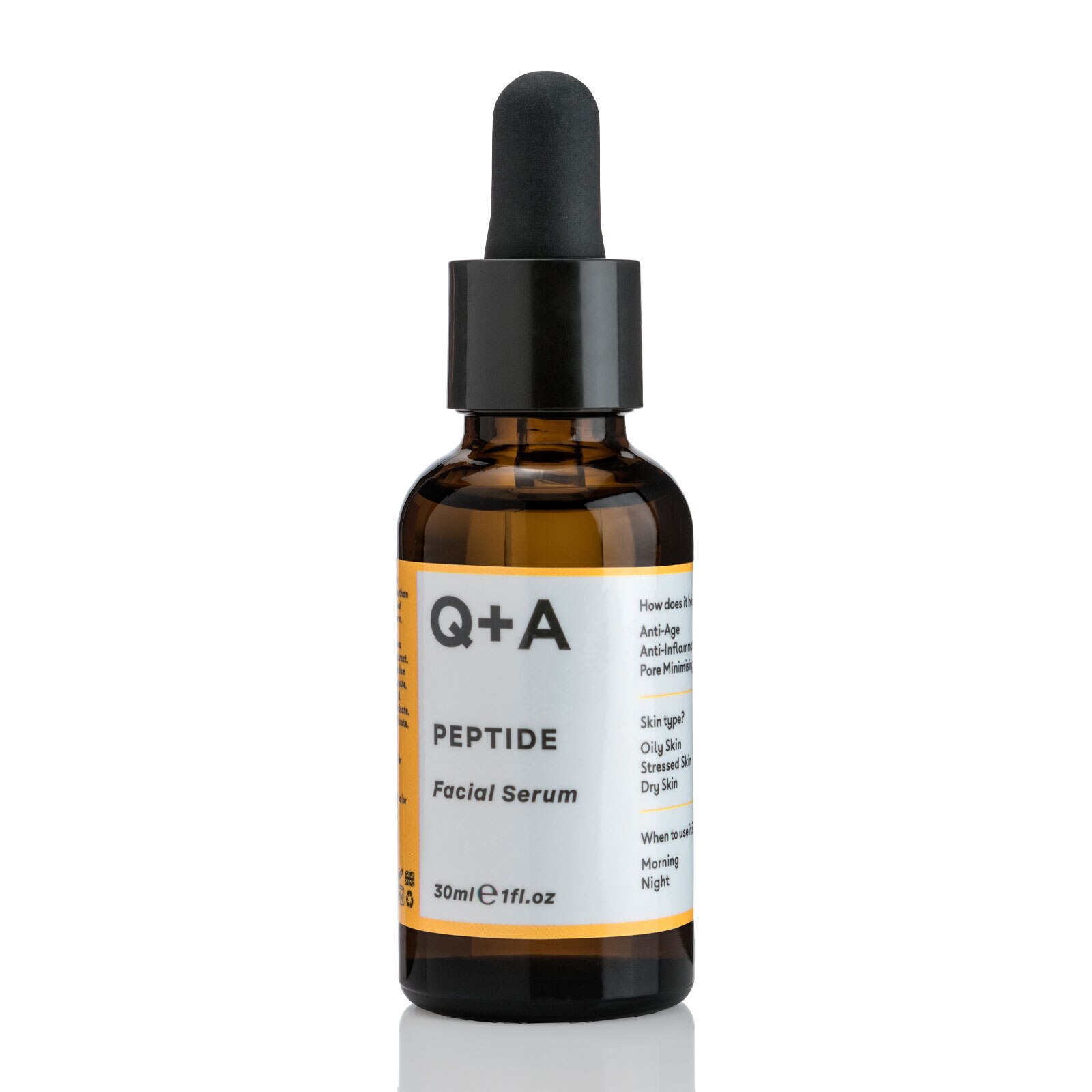 Q+A Peptide Facial Serum 30Ml