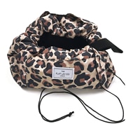 The Flat Lay Co. Open Flat Makeup Bag in Leopard Print