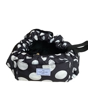The Flat Lay Co. Open Flat Makeup Bag in Double Spots