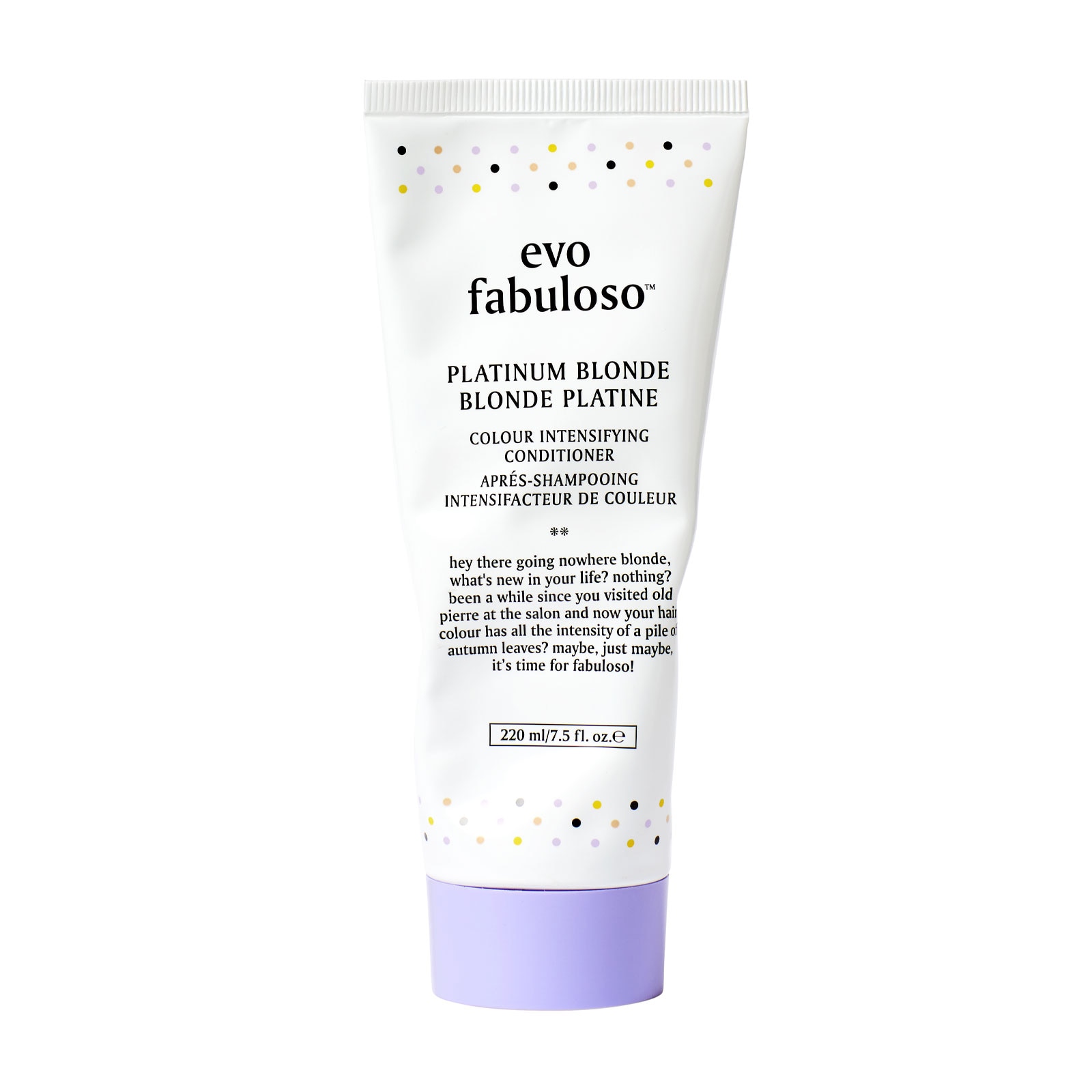Evo Hair Evo Fabuloso Platinum Blonde Colour Intensifying Conditioner 220Ml