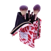 The Flat Lay Co. Standing Brush Case in Pink Leopard Print
