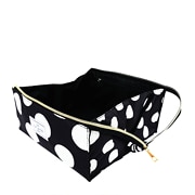 The Flat Lay Co. Open Flat Makeup Box Bag Double Spots