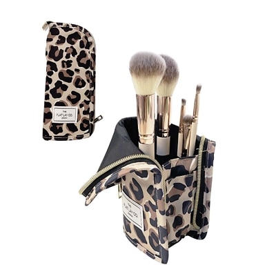 Standing Brush Case Leopard