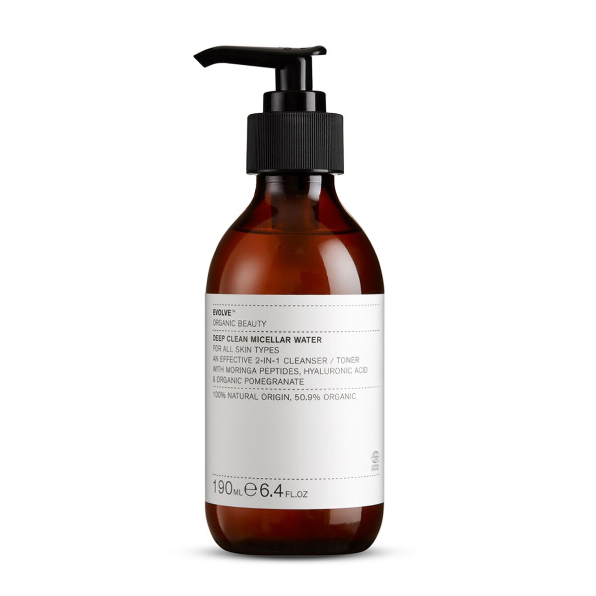 Evolve Beauty Deep Clean Micellar Water 190Ml