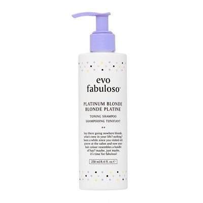 evo Fabuloso Platinum Blonde Toning Shampoo