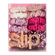 Slip® Pure Silk Minnie Scrunchies French Rose 12 Pack