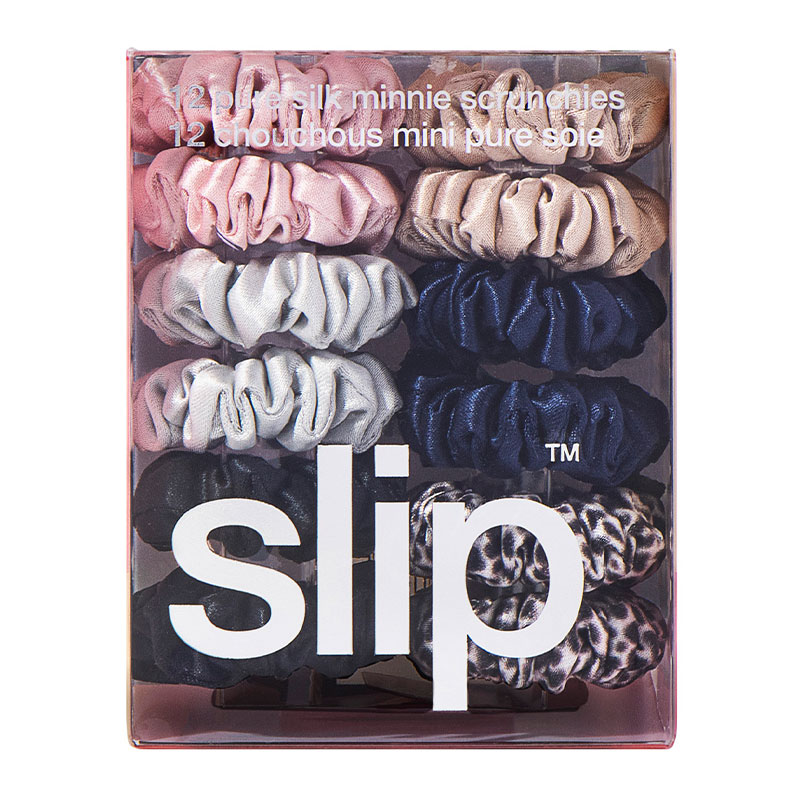 Slip Silk Pillowcase Slip Pure Silk Minnie Scrunchies Classic 12 Pack