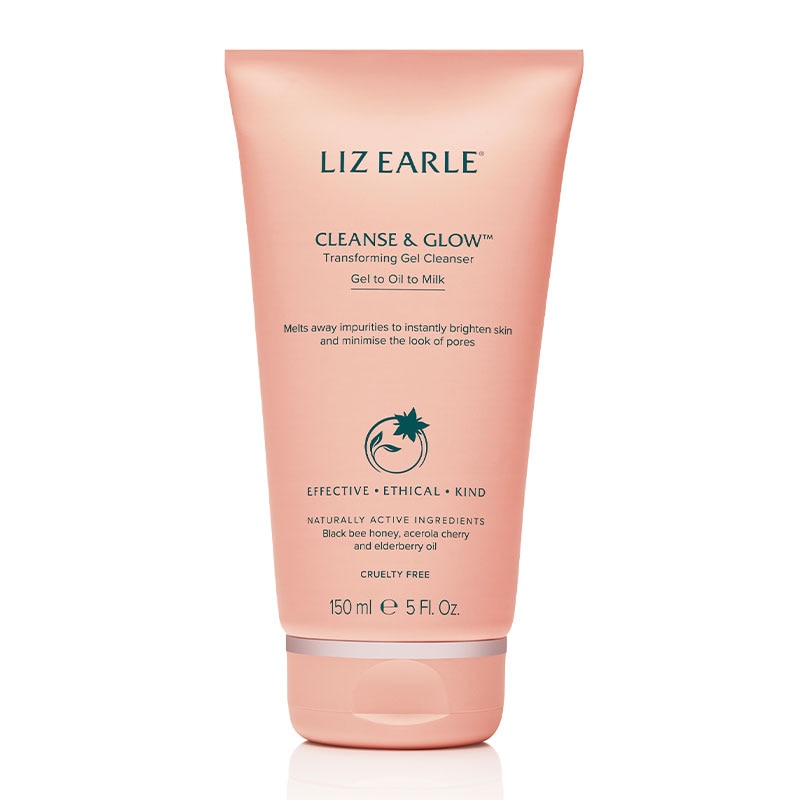 Liz Earle Cleanse & Glow Transforming Gel Cleanser 150ml Gel to Oil to Milk New - Image 15