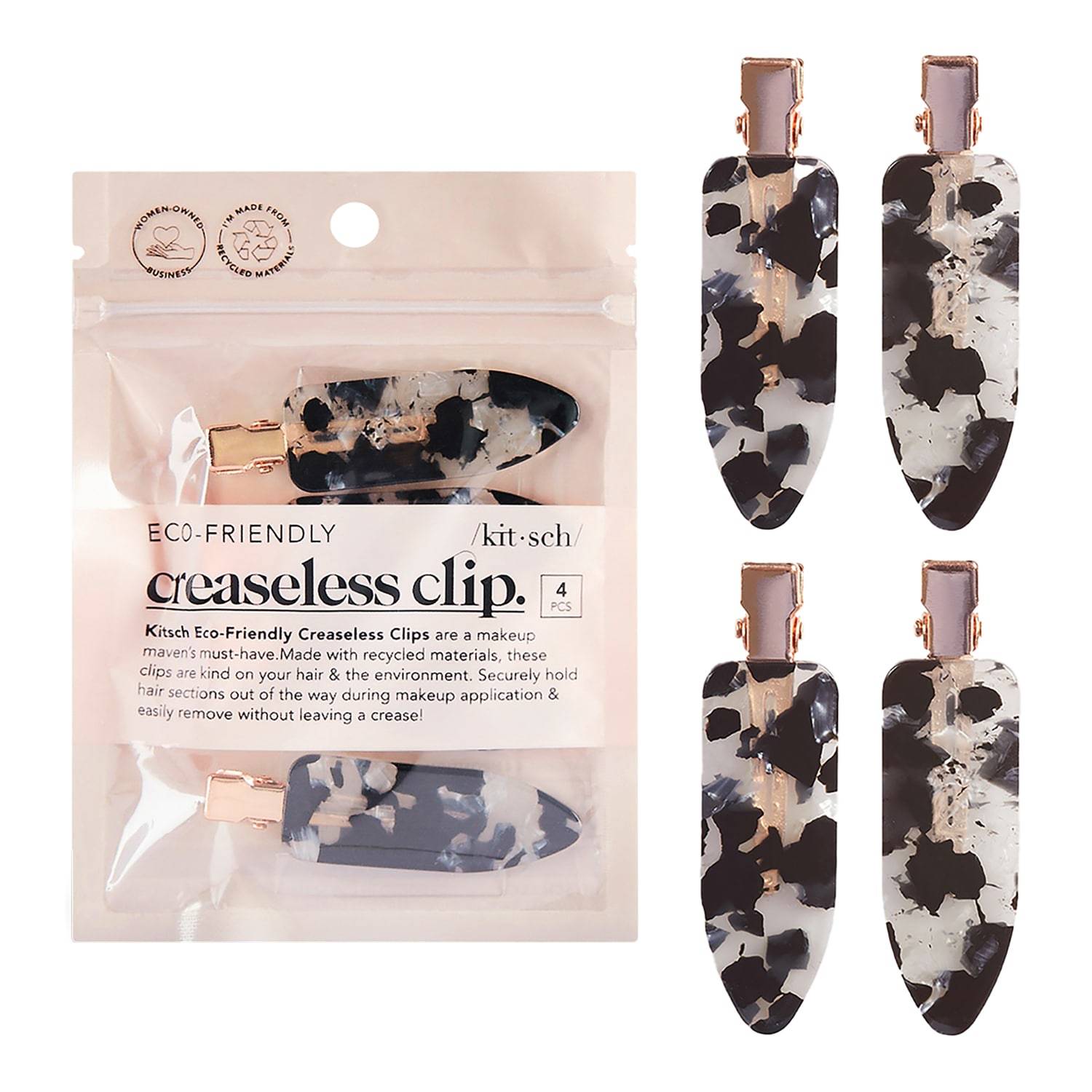 Kitsch Kitsch Eco-Friendly Creaseless Clips X 4
