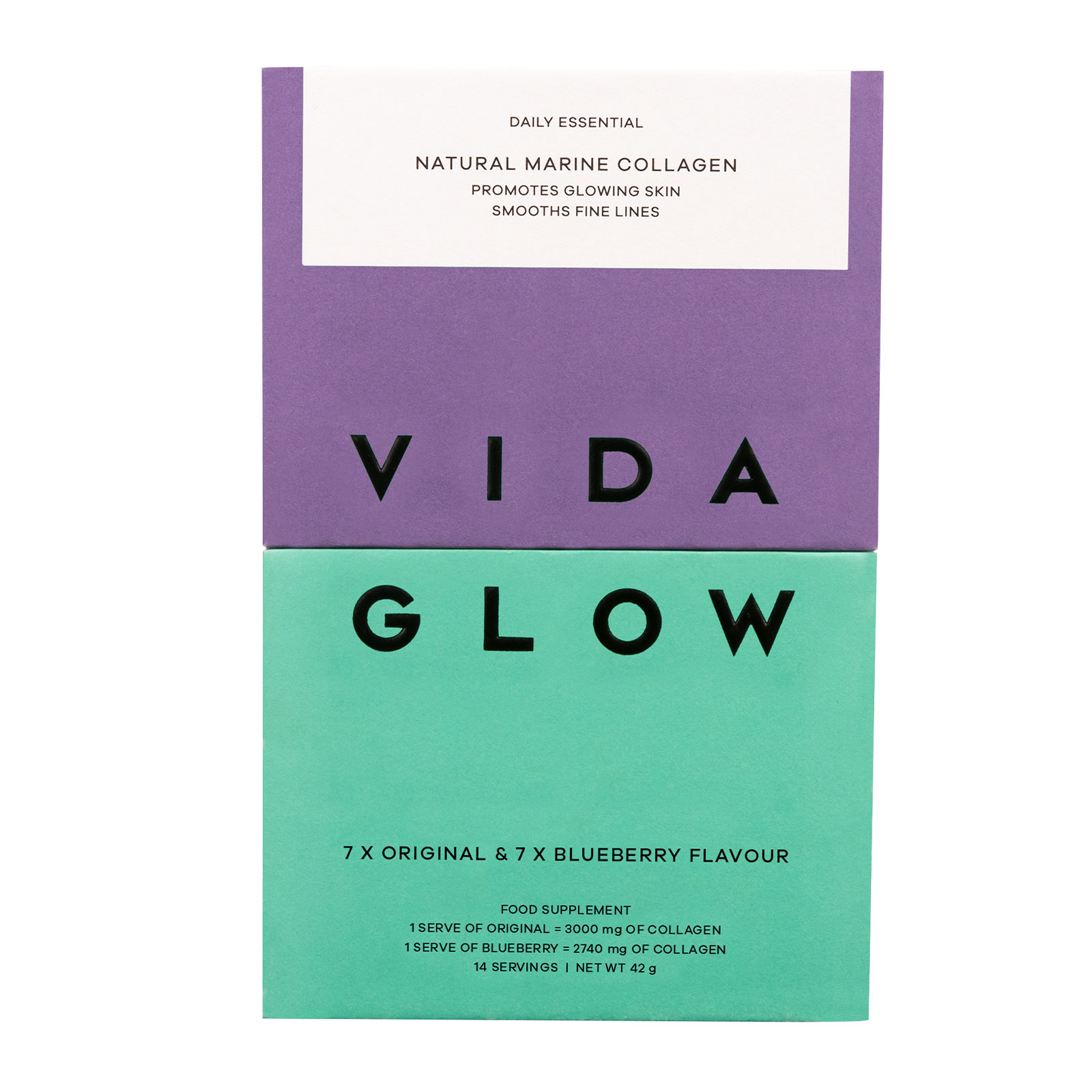 Vida Glow Vida Glow Mixed Natural Marine Collagen Trial Pack X 14 - Image 1