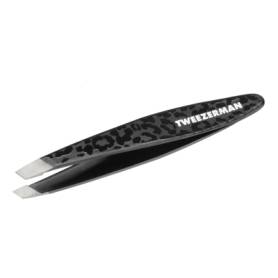 TWEEZERMAN Mini Black Leopard Slant Tweezer
