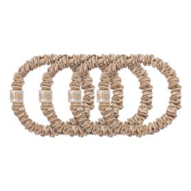 SLIP pure silk skinny scrunchies x 4
