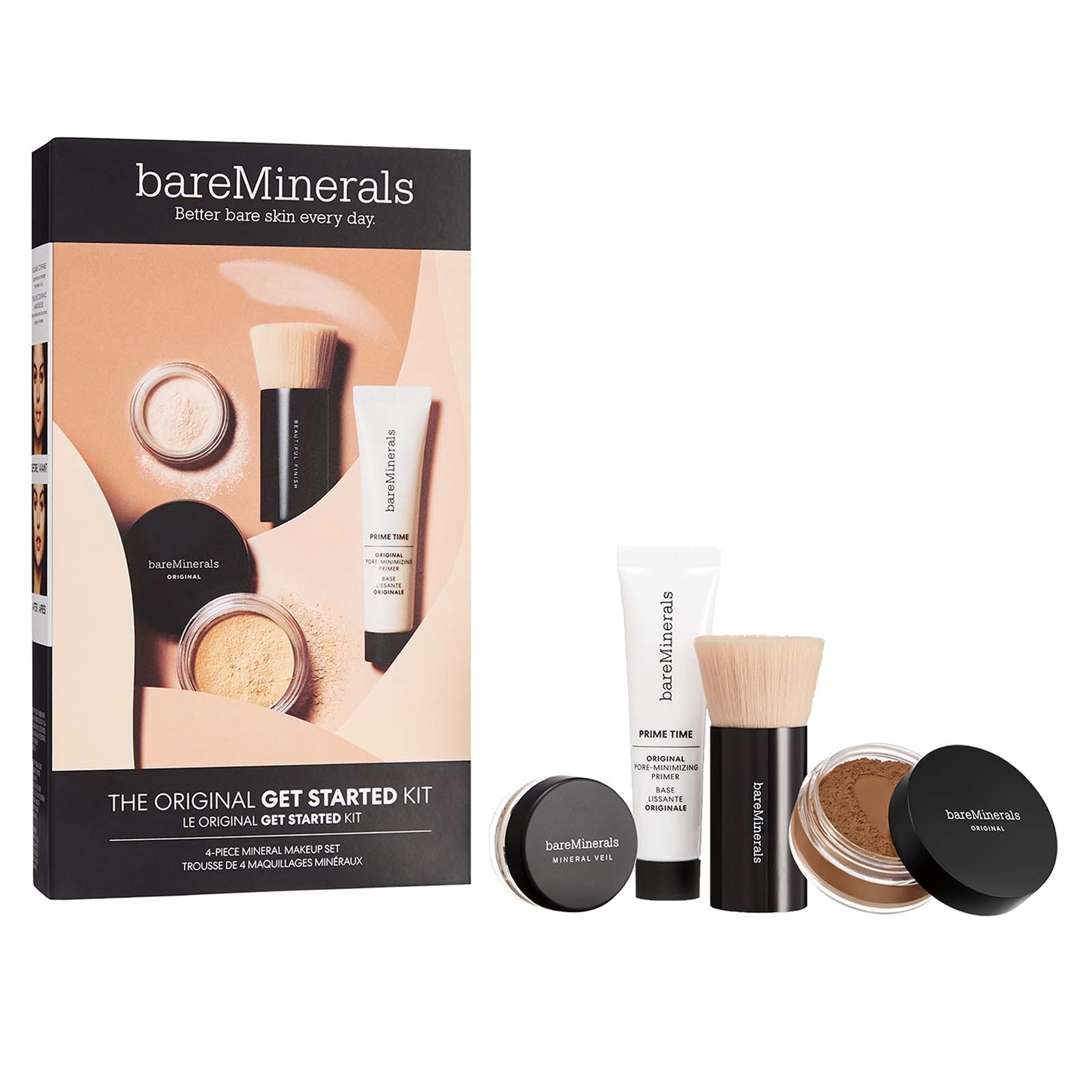 Bareminerals The Original Get Started Kit 4-Piece Mineral Makeup Set Golden Deep