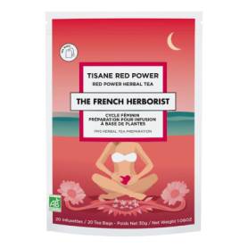 THE FRENCH HERBORIST Red Power Herbal Tea 20 Bags