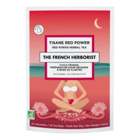 THE FRENCH HERBORIST Red Power Herbal Tea 20 Bags