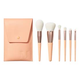 Aurascape 6-Piece Face & Eye Travel Brush Set Set