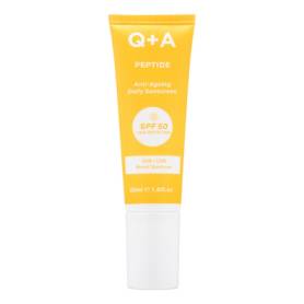 Q+A Peptide SPF50 Anti-Ageing Facial Sunscreen 50ml