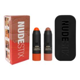 NUDESTIX Sunkissed Peach Blush and Bronze 2-Piece Mini Kit Make up