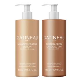 GATINEAU GATINEAU Tan Accelerating Lotion and Golden Glow Gradual Tan Duo (Worth £113) 800ml