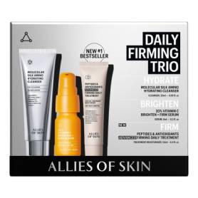 ALLIES OF SKIN Daily Firming Trio Anti Aging Skincare Routine