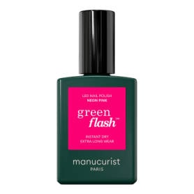 MANUCURIST LED Nail Polish Green 15ml Neon Pink