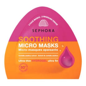 SEPHORA COLLECTION Micro Masks Ultra-Thin Hydrogel Masks Soothing x 3