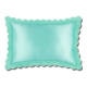 Pure Silk Queen Pillowcase with Scalloped Edge