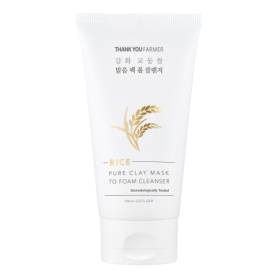 THANKYOU FARMER Rice Pure Clay Mask to Foam Cleanser  150ml