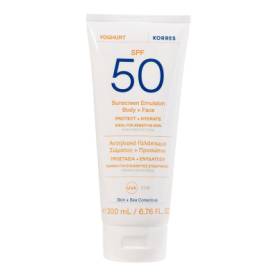 KORRES Yoghurt Sunscreen SPF50 Body + Face 200ml