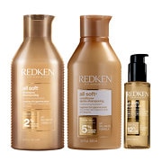 Redken All Soft Shampoo, Conditioner and Oil Trio