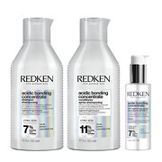 Redken Acidic Bonding Concentrate Shampoo, Conditioner, Serum Trio