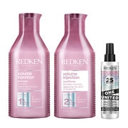 Redken Volume Injection Shampoo, Conditioner and One United Trio