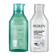 Redken Amino Mint Shampoo and Acidic Bonding Concentrate Conditioner Duo