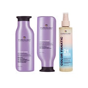 Pureology Hydrate Sheer Shampoo, Conditioner and Color Fanatic Trio For Dry Hair