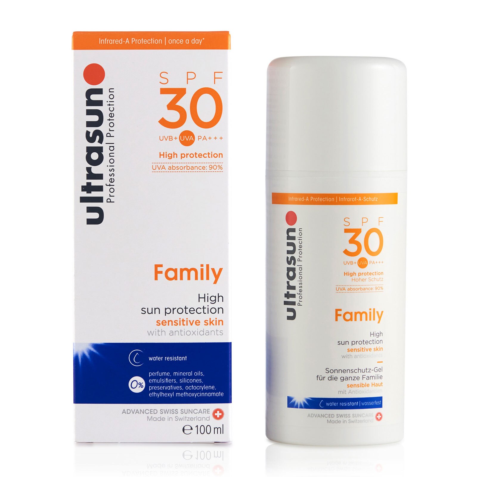 Ultrasun Super Sensitive High Spf30 Family Formula 100Ml