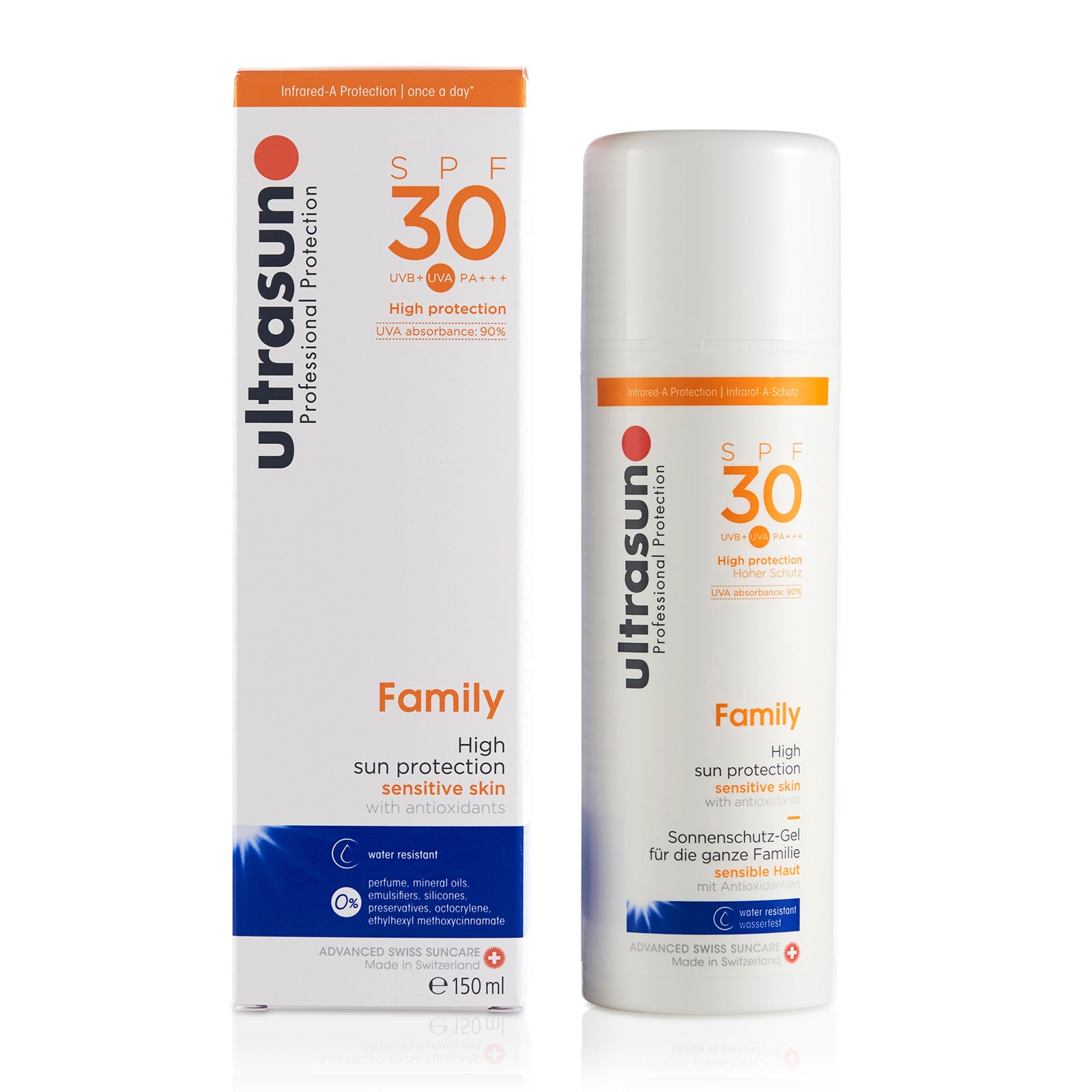 Ultrasun Super Sensitive High Spf30 Family Formula 150Ml