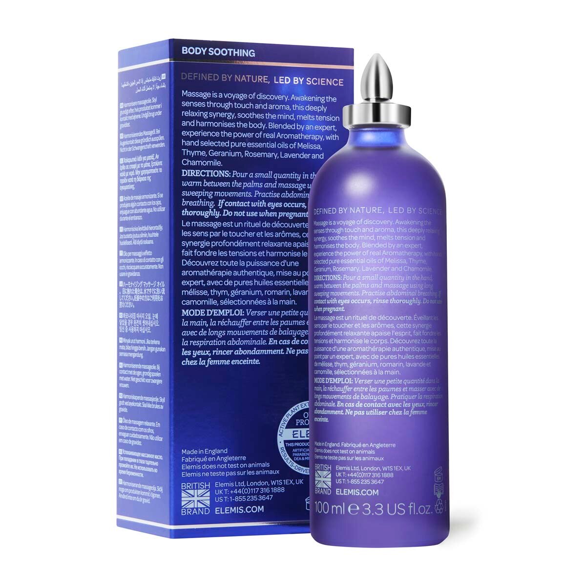 Elemis Sp@Home De-Stress Massage Oil 100Ml