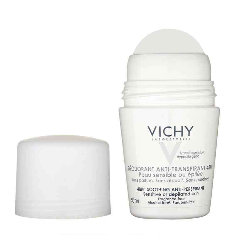 Vichy Deodorant 48 Hour Soothing Anti-Perspirant For Sensitive Skin 50Ml