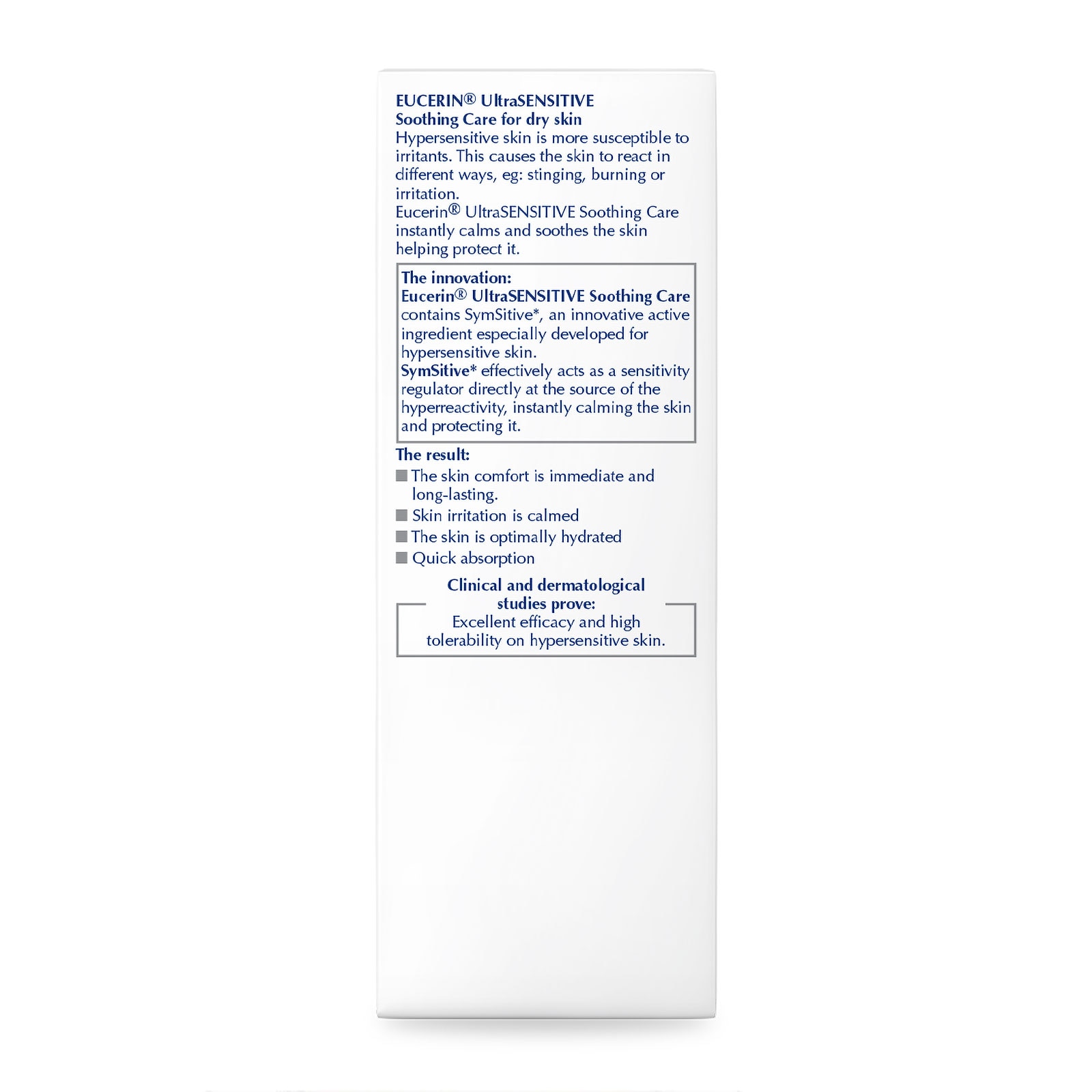 Eucerin Ultrasensitive Soothing Care (Dry Skin) 50Ml