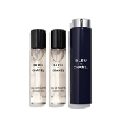 CHANEL BLEU DE CHANEL  Eau De Toilette Refillable Travel Spray 3 x 20ml