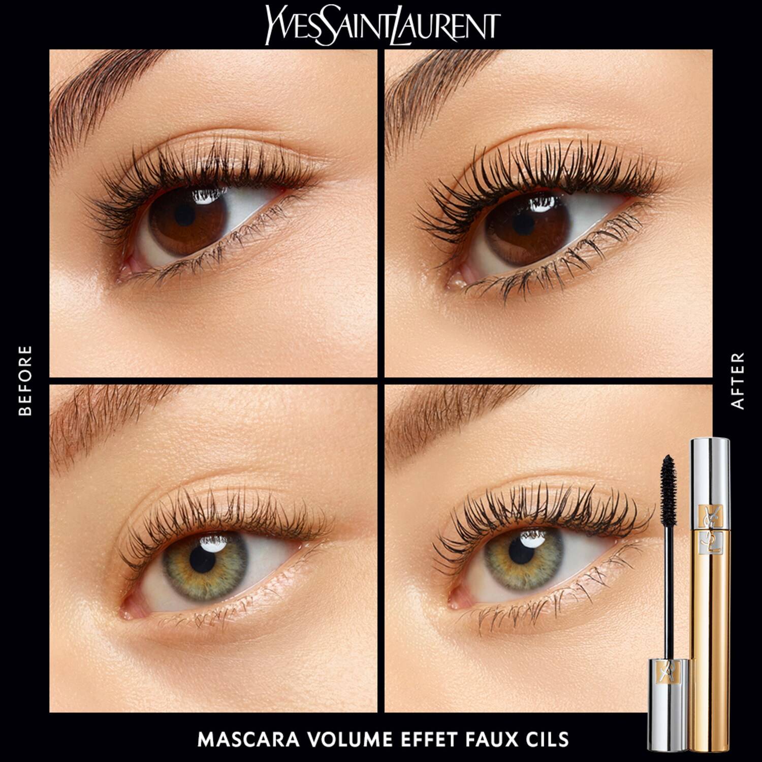 Ysl Beauty Mascara Volume Effet Faux Cils 7.5Ml Black