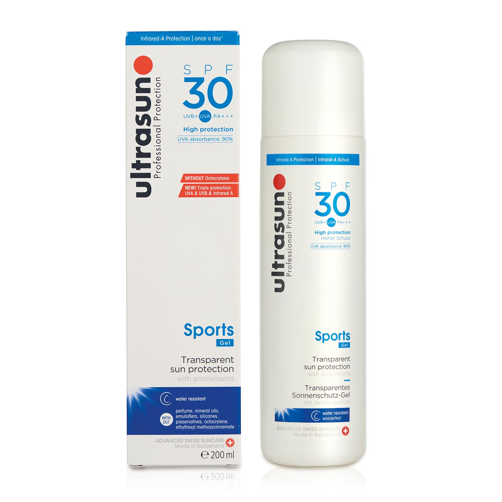 Ultrasun Sports High Spf30 Clear Gel Formula 200Ml