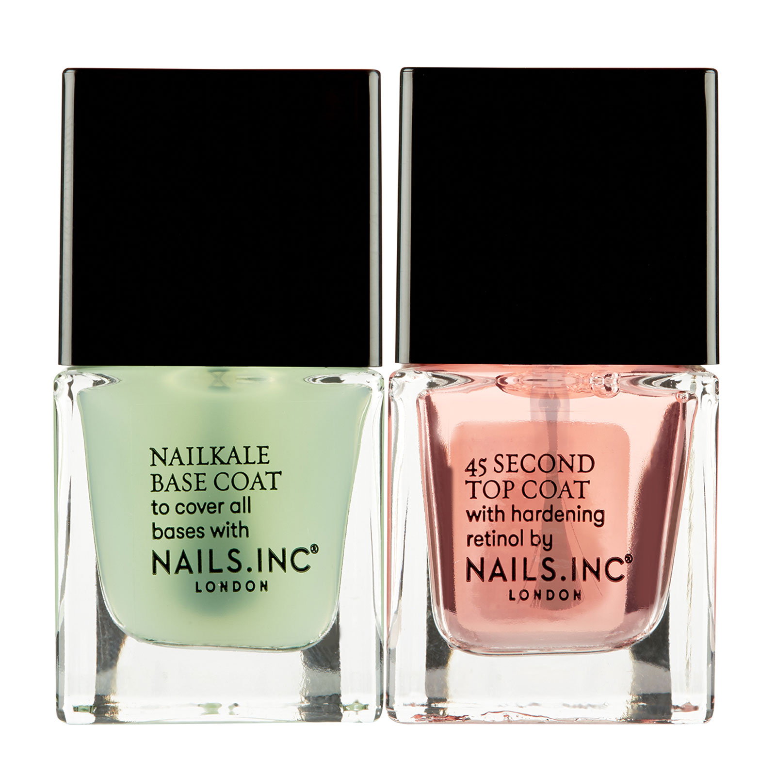 Nails.Inc Numbers 1S Base And Top Coat Duo