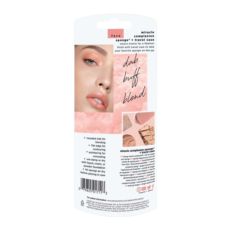 Real Techniques Miracle Complexion Sponge And Travel Case