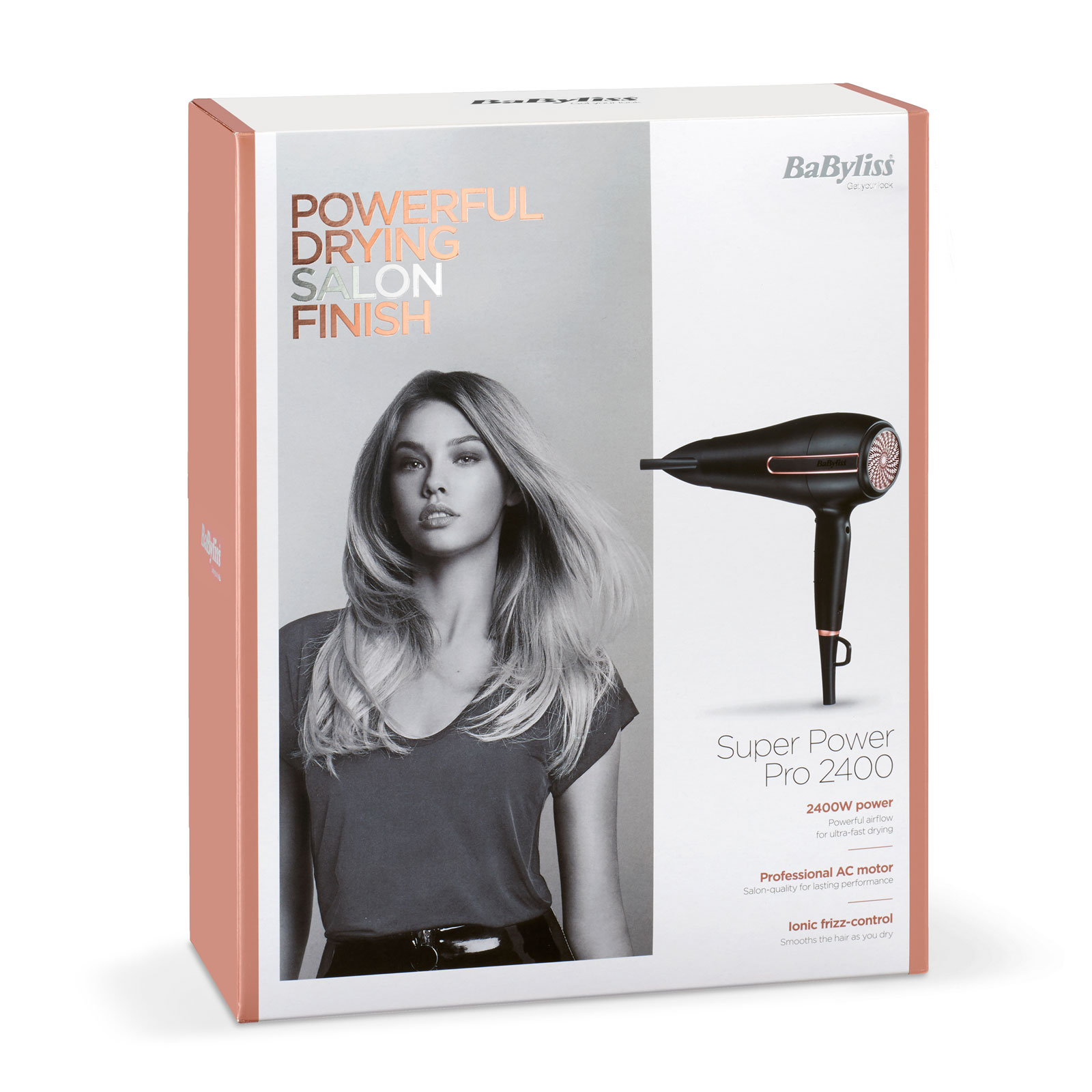 Babyliss Super Power 2400 Hair Dryer - Uk Plug