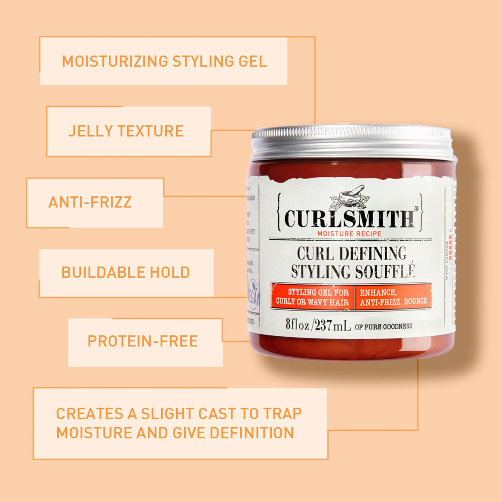 Curlsmith Curl Defining Styling Souffle 237Ml